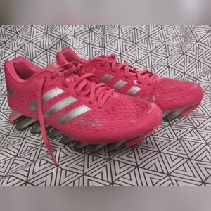 Adidas bright pink springblade razor sneakers-8.5